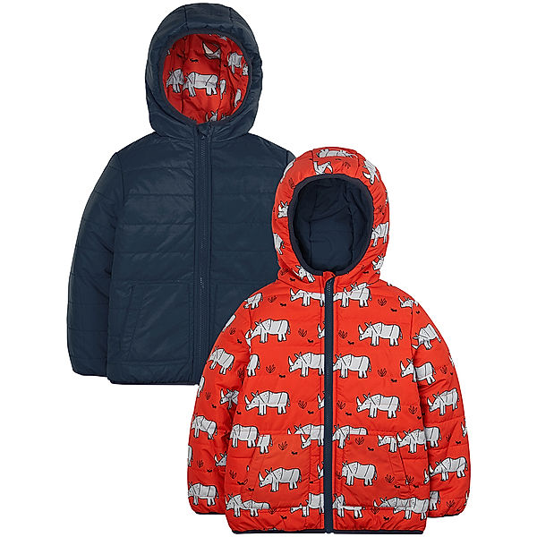 frugi Steppjacke TOASTY - RHINO zum Wenden in orange