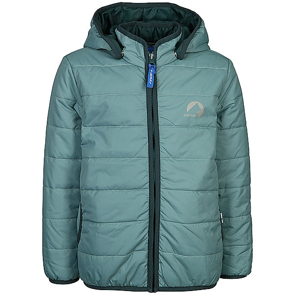 finkid Steppjacke VANUKAS mit Kapuze in smoke blue/deep teal