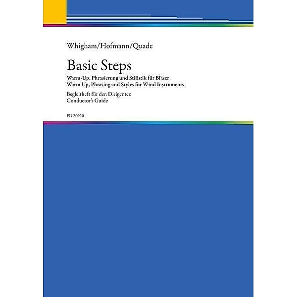 Steps to Jazz, für Bläser, Begleitheft, m. Audio-CD, Bernhard G. Hofmann, Jiggs Whigham