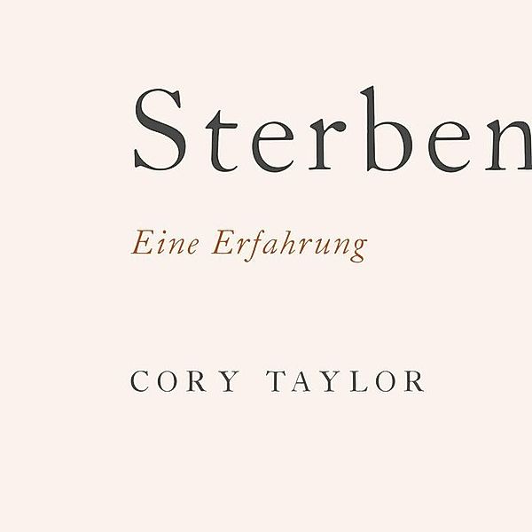 Sterben,4 Audio-CD, Cory Taylor