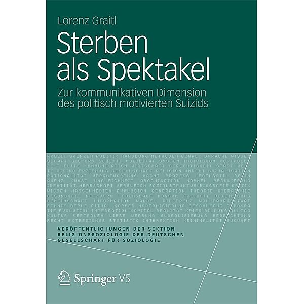 Sterben als Spektakel / Veröffentlichungen der Sektion Religionssoziologie der Deutschen Gesellschaft für Soziologie, Lorenz Graitl