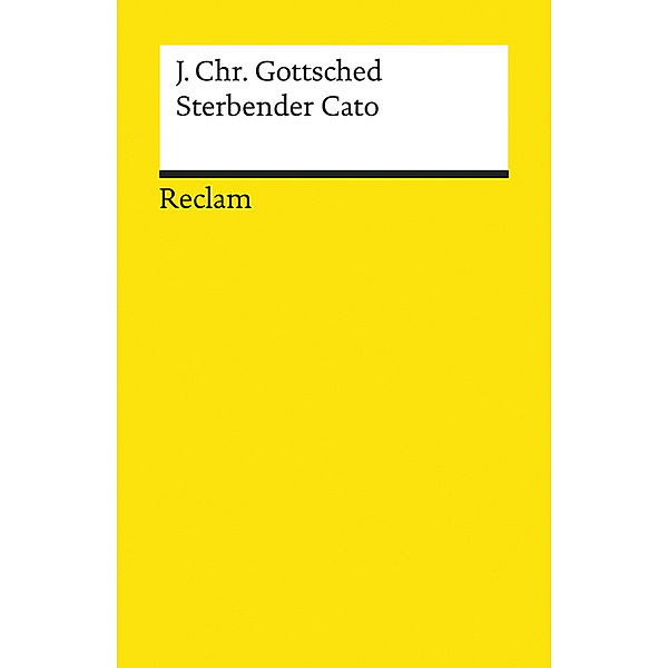 Sterbender Cato, Johann Christoph Gottsched