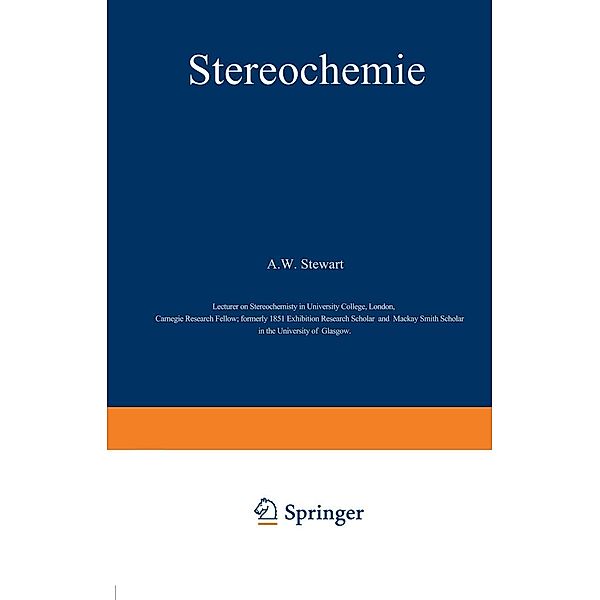 Stereochemie, A. W. Stewart, Karl Löffler