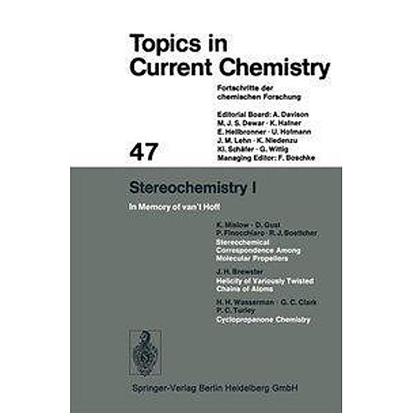 Stereochemistry 1, K. Mislow, D. Gust, P. Finocchiaro
