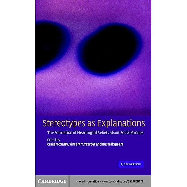 Stereotypes as Explanations