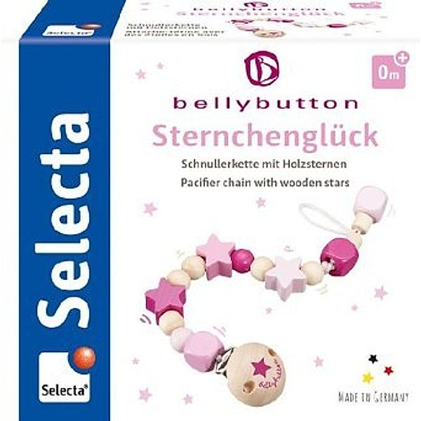 Sternchenglück rosa, Schnullerkette