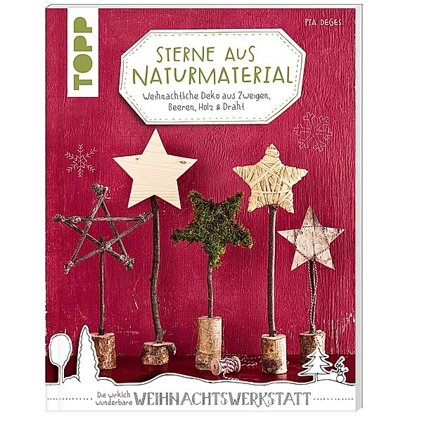 Sterne aus Naturmaterial, Pia Deges