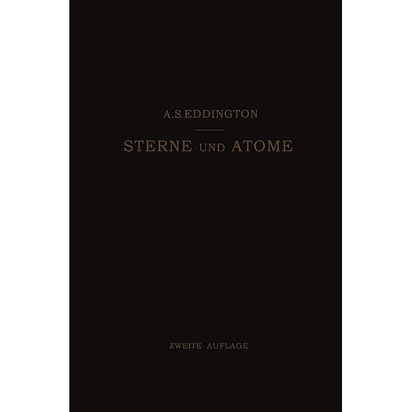 Sterne und Atome, Arthur Stanley Eddington, Otto Friedrich Bollnow