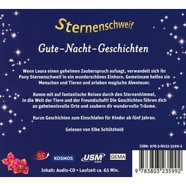 Sternenschweif - Gute-Nacht-Geschichten, 1 Audio-CD Hörbuch