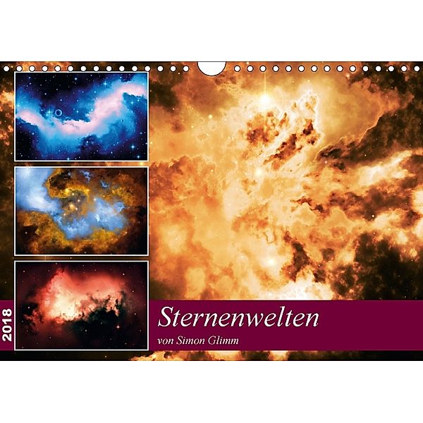 Sternenwelten (Wandkalender 2018 DIN A4 quer), Simon Glimm