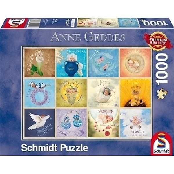 Sternzeichen-Babys (Puzzle), Anne Geddes