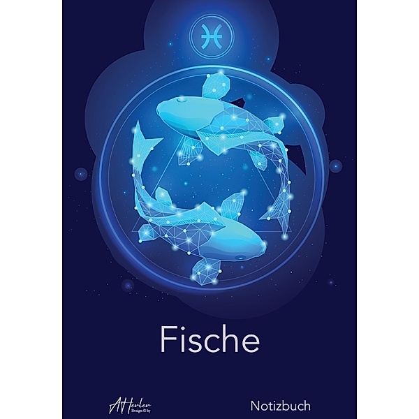 Sternzeichen Fische Notizbuch | Designed by Alfred Herler, Herler Books(TM)