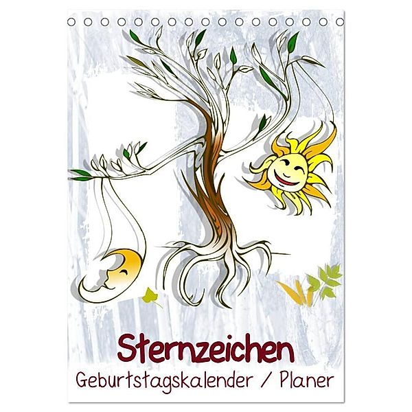 Sternzeichen - Geburtstagskalender / Planer (Tischkalender 2024 DIN A5 hoch), CALVENDO Monatskalender, Elisabeth Stanzer