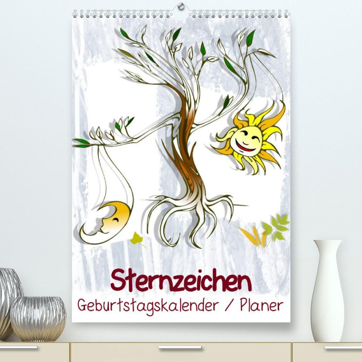 Sternzeichen - Geburtstagskalender Planer Premium, hochwertiger DIN A2  Wandkalender 2023, Kunstdruck in Hochglanz - Kalender bestellen