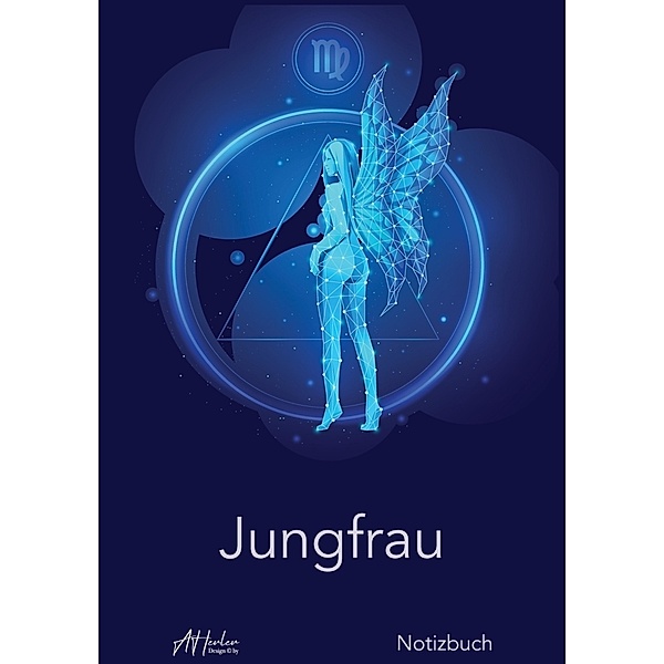 Sternzeichen Jungfrau Notizbuch | Designed by Alfred Herler, Herler Books(TM)
