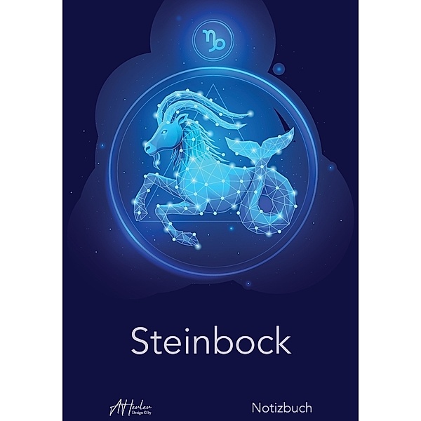 Sternzeichen Steinbock Notizbuch | Designed by Alfred Herler, Herler Books(TM)
