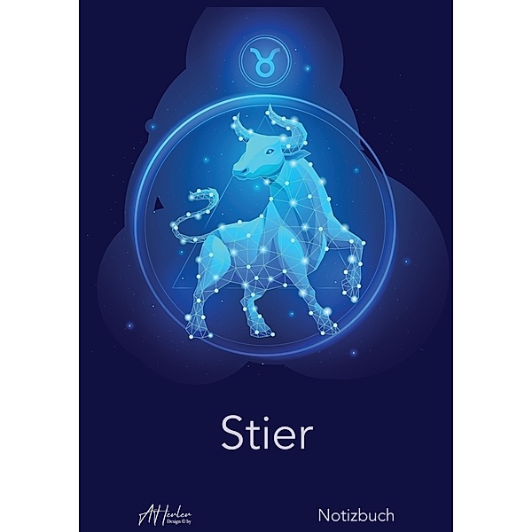 Sternzeichen Stier Notizbuch | Designed by Alfred Herler, Herler Books(TM)