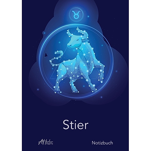 Sternzeichen Stier Notizbuch | Designed by Alfred Herler, Herler Books(TM)