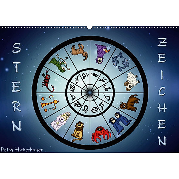 Sternzeichen (Wandkalender 2019 DIN A2 quer), Pezi Creation