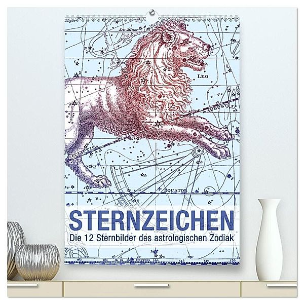 Sternzeichenkalender (hochwertiger Premium Wandkalender 2024 DIN A2 hoch), Kunstdruck in Hochglanz, bilwissedition, Layout Babette Reek