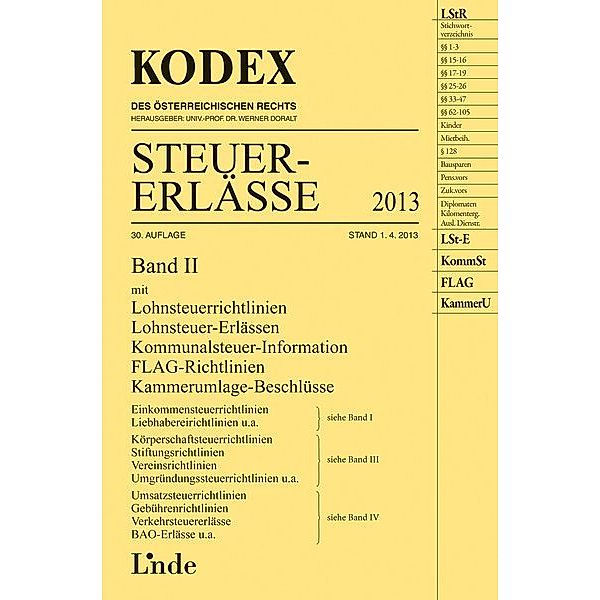 Steuer-Erlässe 2013 (f. Österreich), Christoph Ritz