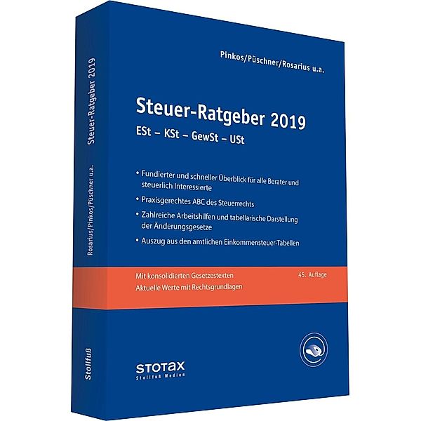 Steuer-Ratgeber 2019, Claudia Boeddinghaus, Frank Henseler, Walter Niermann, Erich Pinkos, Wolfgang Püschner, Lothar Rosarius, Spahn