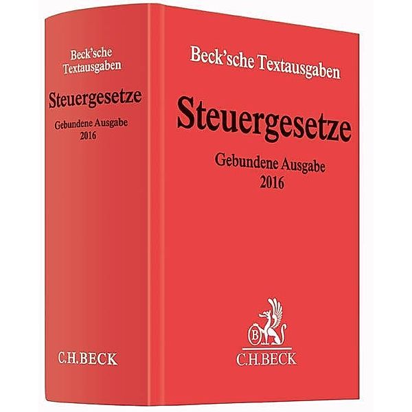 Steuergesetze Gebundene Ausgabe 2016, m. CD-ROM