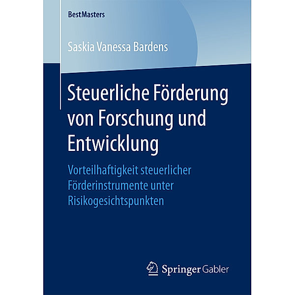 Steuerliche Förderung von Forschung und Entwicklung, Saskia Vanessa Bardens