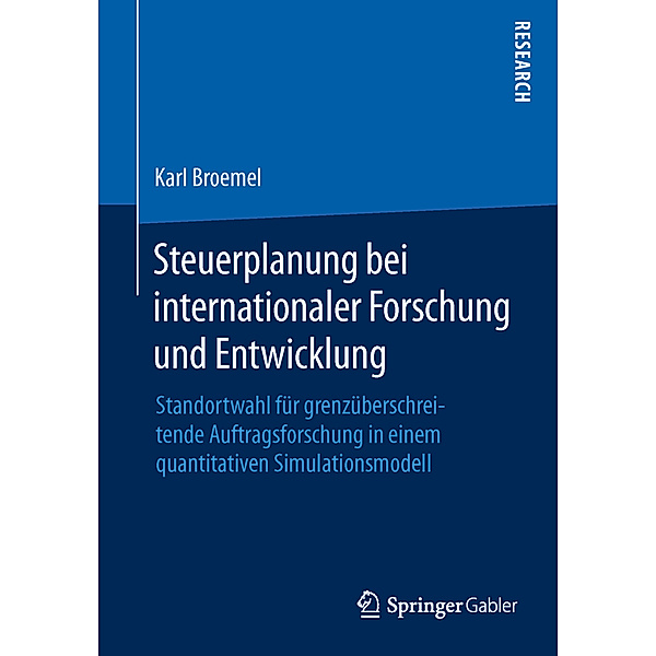 Steuerplanung bei internationaler Forschung und Entwicklung, Karl Broemel