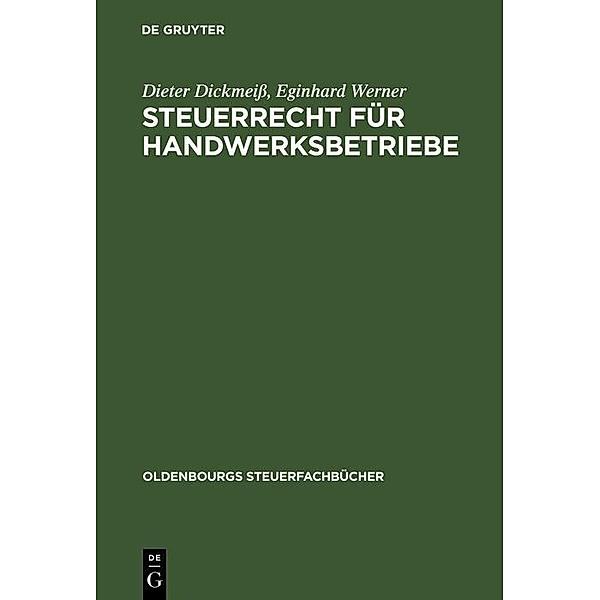 Steuerrecht für Handwerksbetriebe / Jahrbuch des Dokumentationsarchivs des österreichischen Widerstandes, Dieter Dickmeiss, Eginhard Werner
