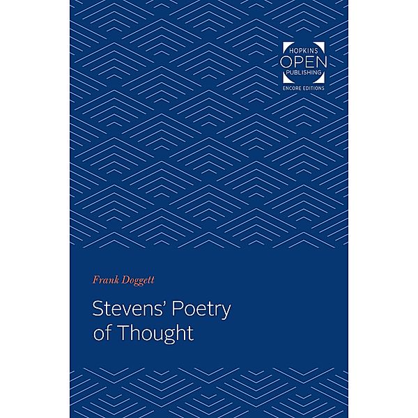 Stevens' Poetry of Thought, Frank Doggett