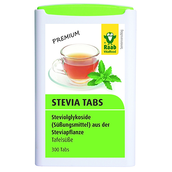Stevia Tabs von Raab Vitalfood (300 Stk.)