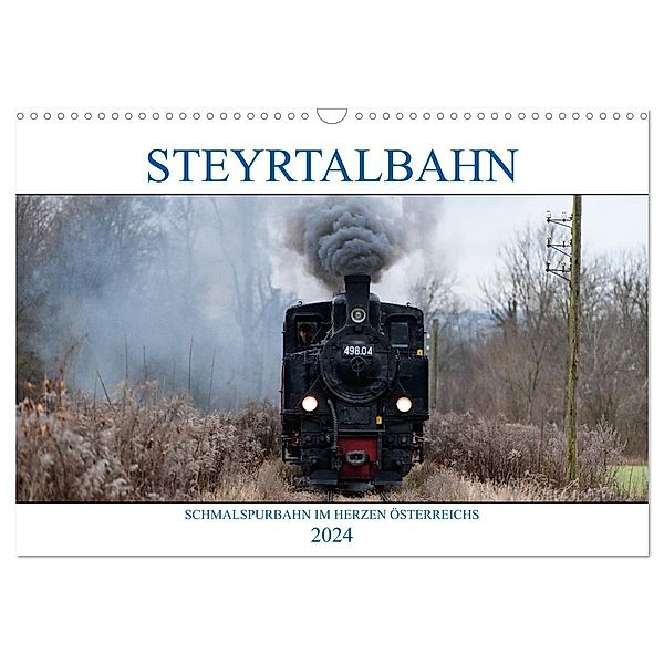 Steyrtalbahn (Wandkalender 2024 DIN A3 quer), CALVENDO Monatskalender, Wolfgang Simlinger