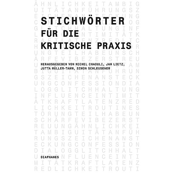 Stichwörter für die kritische Praxis