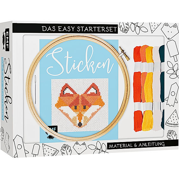 Sticken - das Easy Starterset für dekorative Kreuzstichmotive, Jennifer Dargel