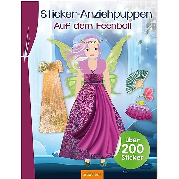 Sticker-Anziehpuppen - Auf dem Feenball