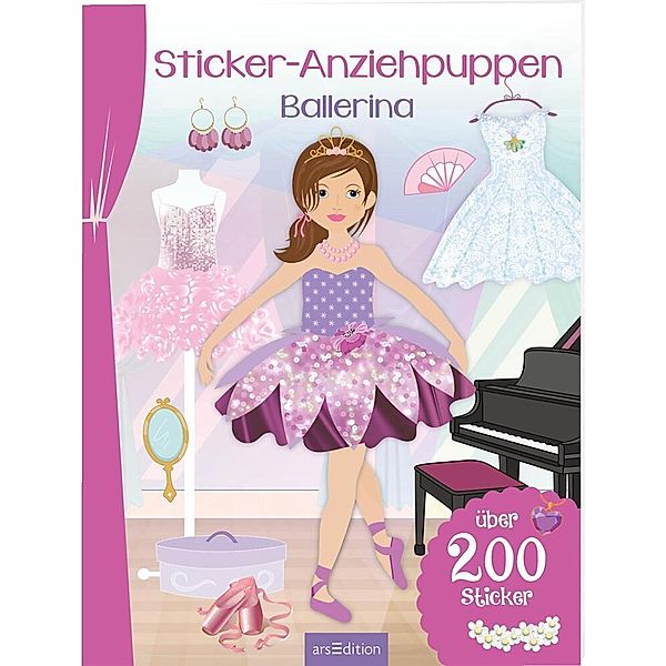 Sticker-Anziehpuppen - Ballerina