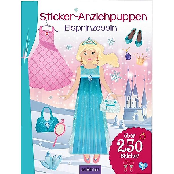 Sticker-Anziehpuppen - Eisprinzessin