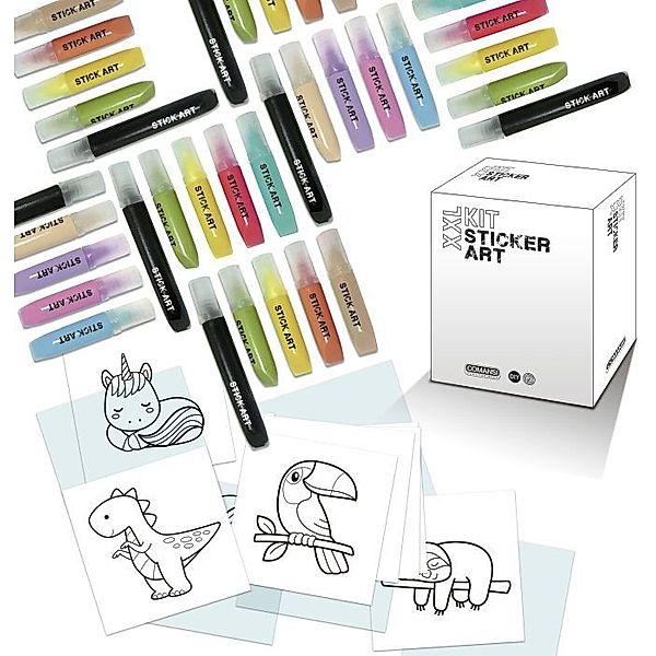 Sticker Art XXL Party Coloring Set