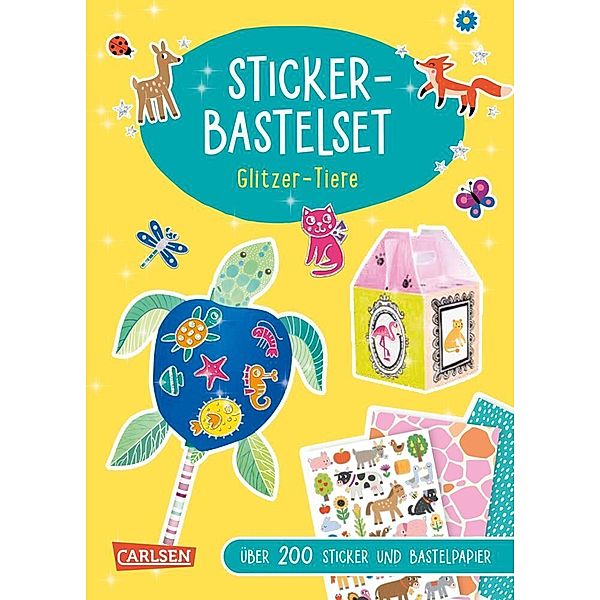 Sticker-Bastelset: Glitzer-Tiere, Anton Poitier