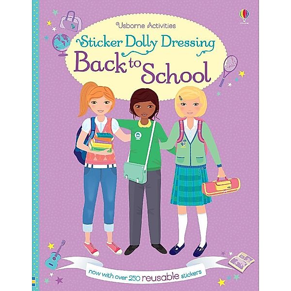Sticker Dolly Dressing Back to School, Fiona Watt