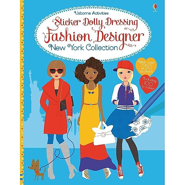 Sticker Dolly Dressing Fashion Designer New York Collection, Fiona Watt