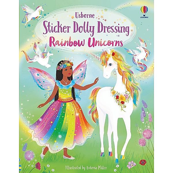 Sticker Dolly Dressing Rainbow Unicorns, Fiona Watt