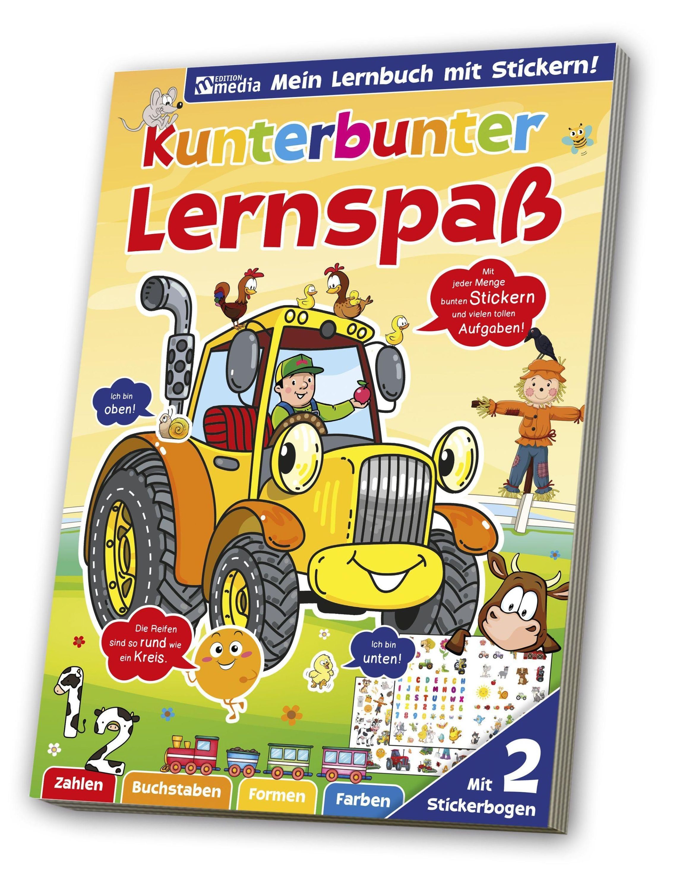 Sticker-Lernspaßbuch - Traktor Landwirtschaft kaufen