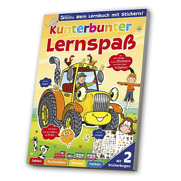 Sticker-Lernspaßbuch - Traktor / Landwirtschaft