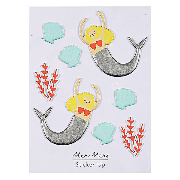 Meri Meri Sticker MERMAID 3D in bunt