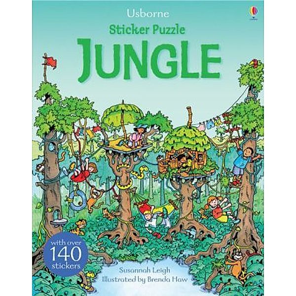 Sticker Puzzle Jungle, Susannah Leigh