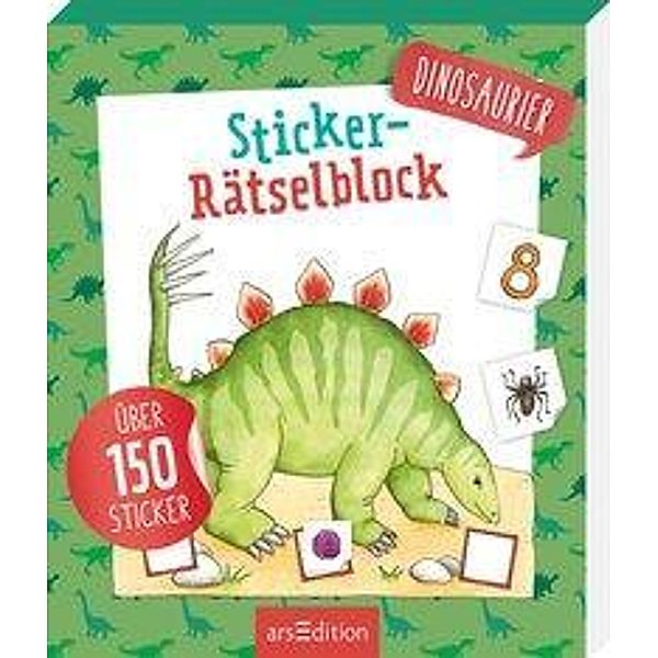 Sticker-Rätselblock Dinosaurier