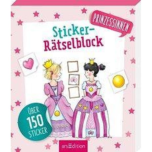 Sticker-Rätselblock Prinzessinnen