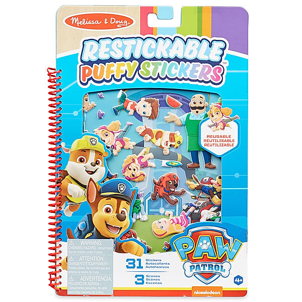 Melissa & Doug Stickerblock PAW PATROL - ADVENTURE BAY 31-teilig